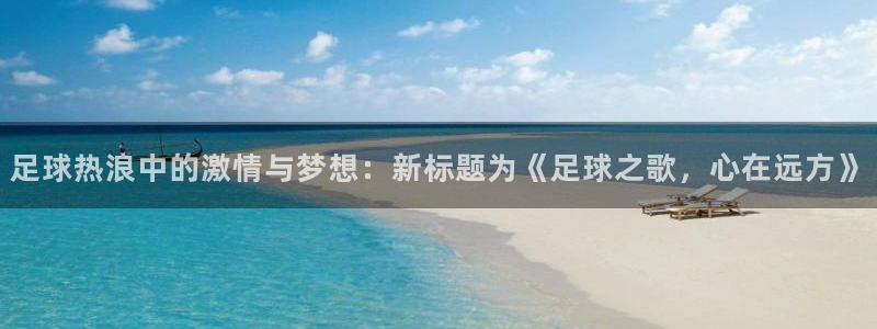  足球热浪中的激情与梦想：新标题为《足球之歌，心在远方》