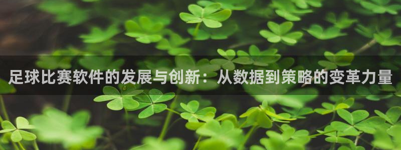 足球比赛软件的发展与创新：从数据到策略的变革力量